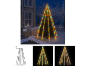 8721031337232 - Prolenta Premium - The Living Store Weihnachtsbaum-Lichternetz mit 400 LEDs Mehrfarbig 400 cm - Lichtschläuche & Lichterketten - Mehrfarbig