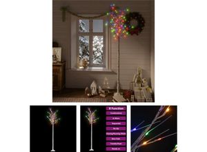 8721031359951 - The Living Store Weihnachtsbaum 200 LEDs 22 m Bunt Indoor Outdoor - Weihnachtsbäume - Weiß