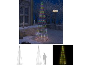 8721031360032 - Weihnachtsbaum in Kegelform 330 LEDs Bunt 100x300 cm - Weihnachtsbäume - Mehrfarbig - The Living Store