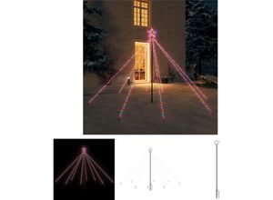 8721031363231 - Weihnachtsbaum-Lichterketten Indoor Outdoor 400 LEDs Bunt 25 m - Weihnachtsbäume - Mehrfarbig - The Living Store