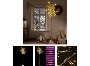 8721031363262 - The Living Store Weihnachtsbaum 200 LEDs 22 m Warmweiß Indoor Outdoor - Weihnachtsbäume - Weiß