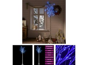 8721031363347 - Weihnachtsbaum 200 LEDs 22 m Blau Indoor Outdoor - Weihnachtsbäume - Weiß - The Living Store