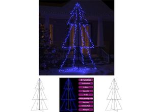 8721031364153 - Weihnachtsbaum in Kegelform 300 LEDs Indoor & Outdoor 120x220cm - Weihnachtsbäume - Blau - The Living Store