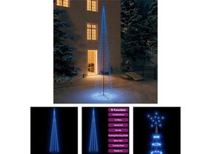 8721031368526 - Weihnachtsbaum Kegelform 752 LEDs Deko Blau 160x500 cm - Weihnachtsbäume - Blau - The Living Store