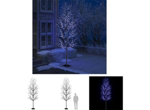 8721031373032 - The Living Store Weihnachtsbaum 1200 LEDs Blaues Licht Kirschblüten 400 cm - Weihnachtsbeleuchtung