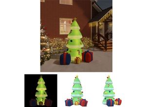 8721031373865 - Vidaxl - The Living Store Weihnachtsbaum Aufblasbar mit LEDs 240 cm - Weihnachtsbeleuchtung