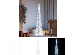 8721031375265 - Sweiko - The Living Store LED-Leuchtkegel Acryl Deko Kaltweiß 120 cm - Weihnachtsbeleuchtung