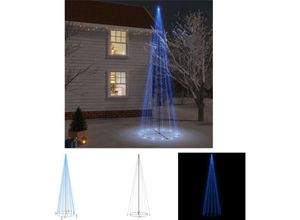 8721032044436 - The Living Store - Weihnachtsbaum Kegelform Blau 1134 LEDs 230x800 cm - Weihnachtsbäume - Blau