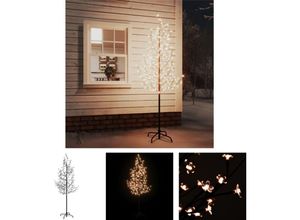 8721032096374 - The Living Store - LED-Baum mit Kirschblüten Warmweiß 220 LEDs 220 cm - Weihnachtsbäume - Weiß