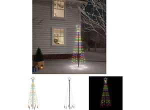 8721032098903 - The Living Store LED-Weihnachtsbaum mit Erdnägeln Mehrfarbig 108 LEDs 180 cm - Weihnachtsbäume