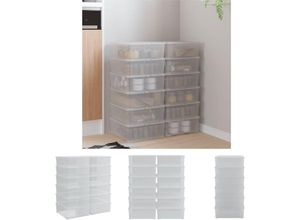 8721032120758 - Prolenta Premium - Aufbewahrungsboxen 12 Stk Kunststoff 5 l - Transparent