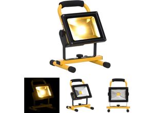 8721032158577 - LED-Strahler Wiederaufladbar mit Handgriff 30W Warmweiß - Flutlichter & Spotleuchten - Schwarz - The Living Store 8721032158577 - LED-Strahler Wiederaufladbar mit Handgriff 30W Warmweiß - Flutlichter & Spotleuchten - Schwarz - The Living Store