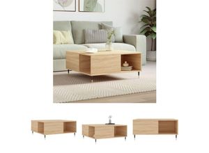 8721032190409 - Vidaxl - The Living Store Couchtisch Sonoma-Eiche 80x80x365 cm Holzwerkstoff - Couchtische - Braun