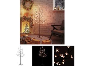 8721032194926 - The Living Store LED-Baum Kirschblüte Warmweiß 84 LEDs 120 cm - Weihnachtsbäume - Weiß