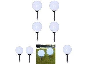 8721032231300 - Vidaxl - The Living Store Wegeleuchten 4 Stk led 30 cm mit Erdspieß - Außenbeleuchtung - Weiß