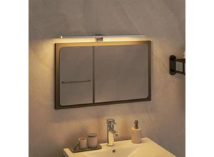 8721036827196 - Prolenta Premium - LED-Spiegelleuchte 75 w Warmweiß 50 cm 3000 k - Silber