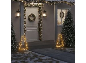 8721036996892 - Prolenta Premium - Weihnachtsbaum mit Erdspießen und 80 LEDs 60 cm