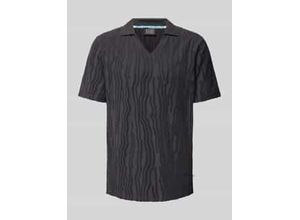 8721051145190 - Regular Fit Poloshirt mit Strukturmuster
