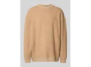 8721051273619 - Oversized Sweatshirt mit Logo-Patch