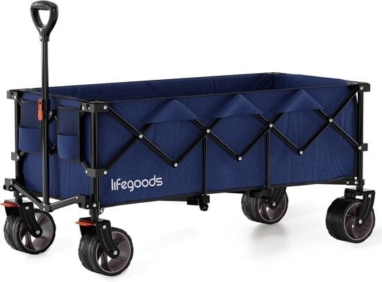 8721055560319 - Wagon - XXL - faltbar - 300L - 150KG Tragfähigkeit - Blau