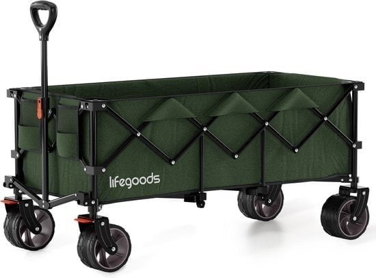 8721055560326 - Wagon - XXL - faltbar - 300L - 150KG Tragfähigkeit - Grün