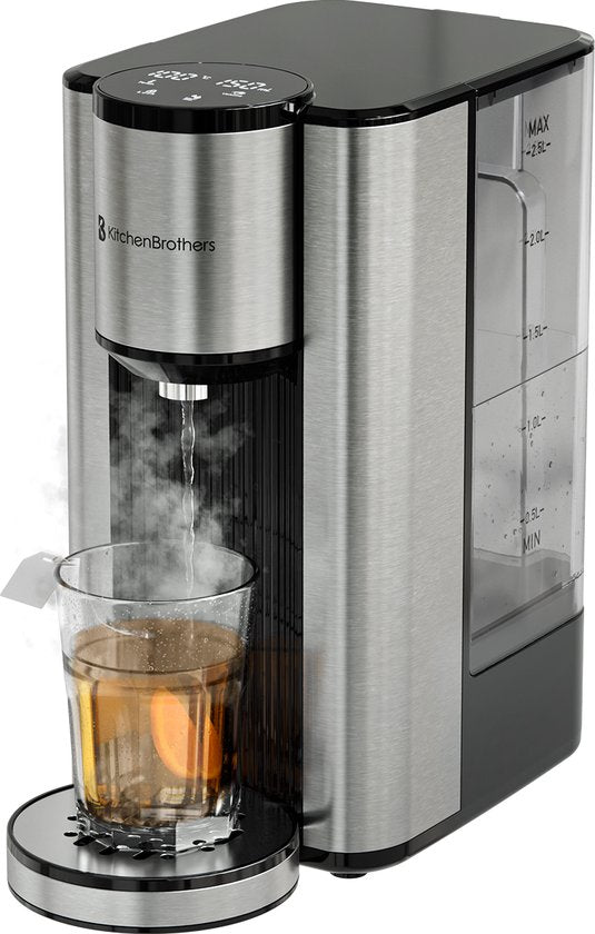 8721055563785 - Heißwasserspender - Heißwasserhahn - 40-100°C - 150 250 300 ml - Instant Wasserkocher - 25L - Schwarz