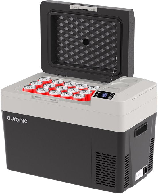 8721055564942 - Electric Cool Box - Frigobox - Kompressor - 12V 230 Volt - Auto - 30L - Schwarz Grau