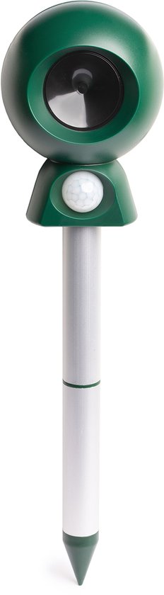 8721055880240 - Batteriebetriebener Ultraschall-Katzenschreck - Infrarot-Tierschreck - Katzenschreck - Marderschreck - Reichweite bis zu 8 Meter - IP44 Wasserdicht