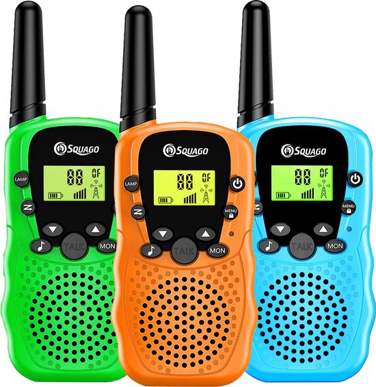 8721082221528 - Walkie Talkie 3 Stück - Für Kinder & Erwachsene - WalkieTalkie