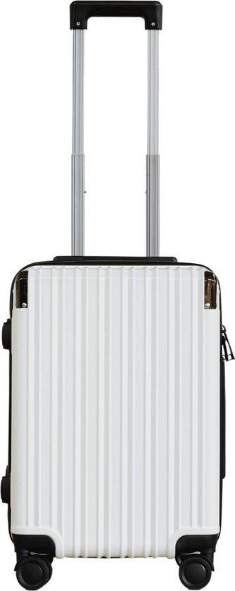 8721082275019 - PathsailÂ® Handgepäck Koffer 40L x 55CM - PC - Leichter Trolley - Inkl TSA-Schloss & Spinner-Räder - Weiß