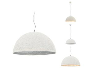 8721096071515 - Vidaxl - Lampen - Living Pendelleuchte Weiß und Silbern Ø50 cm E27 - Mehrfarbig