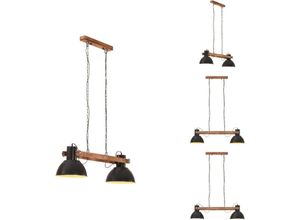 8721096071621 - Vidaxl - Lampen - Living Hängelampe Industriestil 25 w Schwarz 109 cm E27 - Schwarz