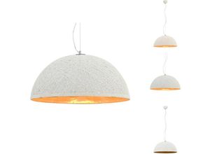 8721096071997 - Lampen - Living Pendelleuchte Weiß und Golden Ø50 cm E27