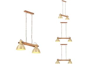 8721096072024 - Vidaxl - Lampen - Living Hängelampe Industriestil 25 w Messing 109 cm E27 - Mehrfarbig