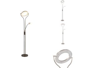 8721096072659 - Lampen - Living Stehlampe 18 W Silbern 180 cm Dimmbar - Silber