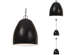 8721096072734 - Vidaxl - Lampen - Living Hängelampe Industriestil 25 w Schwarz Rund 42 cm E27 - Schwarz