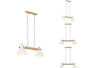 8721096073243 - Vidaxl - Lampen - Living Hängelampe Industriestil 25 w Weiß 109 cm E27 - Weiß 8721096073243 - Vidaxl - Lampen - Living Hängelampe Industriestil 25 w Weiß 109 cm E27 - Weiß
