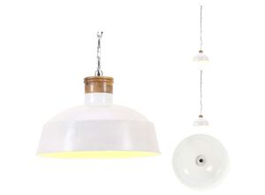 8721096073359 - Lampen - Living Hängelampe Industriestil 58 cm Weiß E27 - Weiß 8721096073359 - Lampen - Living Hängelampe Industriestil 58 cm Weiß E27 - Weiß