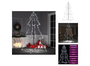 8721096096419 - Weihnachtsbäume - Living Weihnachtsbaum in Kegelform 240 LEDs Indoor Outdoor 118x180 cm - Weiß