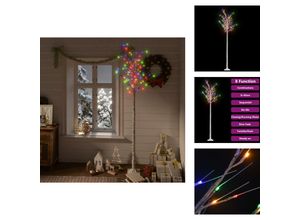 8721096096563 - Weihnachtsbäume - Living Weihnachtsbaum 200 LEDs 22 m Bunt Indoor Outdoor - Weiß