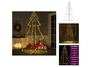 8721096096709 - Weihnachtsbäume - Living Weihnachtsbaum in Kegelform 240 LEDs Indoor Outdoor 118x180 cm - Weiß