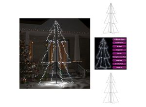 8721096096747 - Weihnachtsbäume - Living Weihnachtsbaum in Kegelform 300 LEDs Indoor & Outdoor 120x220cm - Weiß