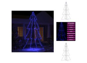 8721096099830 - Weihnachtsbäume - Living Weihnachtsbaum in Kegelform 360 LEDs Indoor Outdoor 143x250 cm - Blau