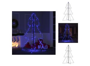 8721096099984 - Weihnachtsbäume - Living Weihnachtsbaum in Kegelform 200 LEDs Indoor Outdoor 98x150 cm - Blau