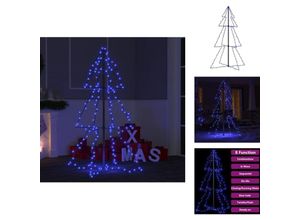 8721096103650 - Weihnachtsbäume - Living Weihnachtsbaum in Kegelform 160 LEDs Indoor & Outdoor 78x120 cm - Blau