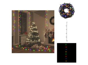 8721096107597 - Vidaxl - Weihnachtsbeleuchtung - Living LED-Lichterkette mit 150 LEDs Mehrfarbig 15 m pvc