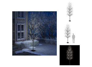 8721096108518 - Weihnachtsbeleuchtung - Living Weihnachtsbaum 1200 LEDs Kaltweißes Licht Kirschblüten 400 cm