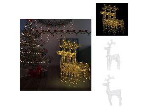 8721096108709 - Weihnachtsbeleuchtung - Living Rentiere Weihnachtsdekoration 3 Stk 60x16x100 cm Acryl 8721096108709 - Weihnachtsbeleuchtung - Living Rentiere Weihnachtsdekoration 3 Stk 60x16x100 cm Acryl