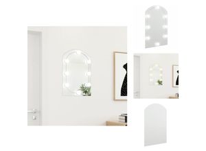 8721096117602 - Spiegel - Living Spiegel mit LED-Leuchten 60x40 cm Glas Bogenförmig