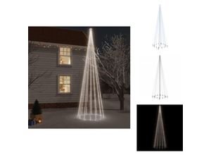 8721096753855 - Weihnachtsbäume - Living LED-Weihnachtsbaum mit Erdnägeln Kaltweiß 1134 LEDs 800 cm - Weiß